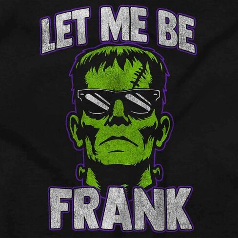 Funny Halloween Let Me Be Frank Toddler Baby Graphic T Shirt in Kuwait