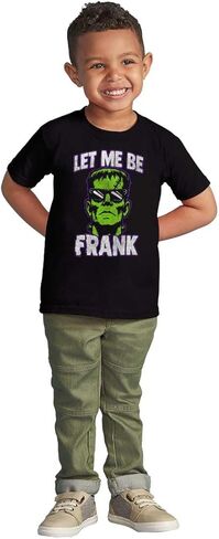 Funny Halloween Let Me Be Frank Toddler Baby Graphic T Shirt in Kuwait