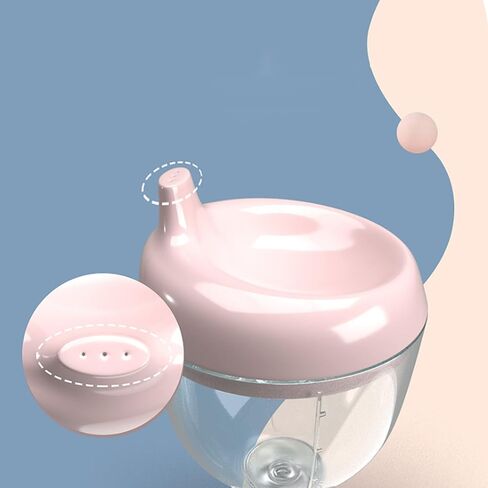 Plastic Goblet Cup, Baby Sippy Cup Wine Glass, Beverage Mug Milk Bottle with Lid for Kids on Birthday Party or Celebration in Saudi Arabia