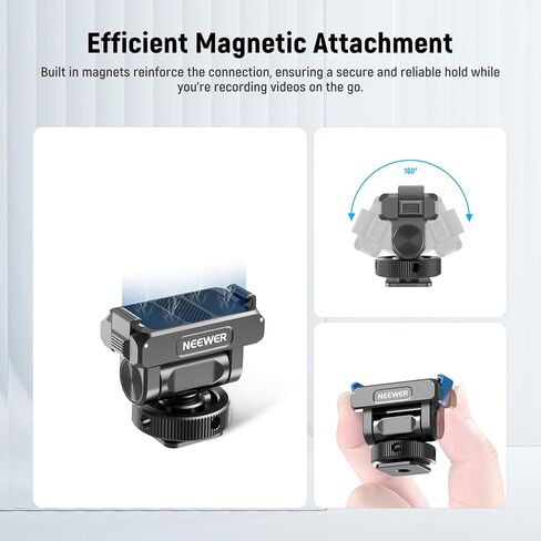 Neewer Action Camera CAGE KIT متوافقة مع DJI OSMO ACTION 5 PRO 4 3 DJI MIC ، إكسسوارات الإطار الواقية مع محول حذاء بارد سريع الإصدار ، AC011+ AC012+ AC014 in Saudi Arabia
