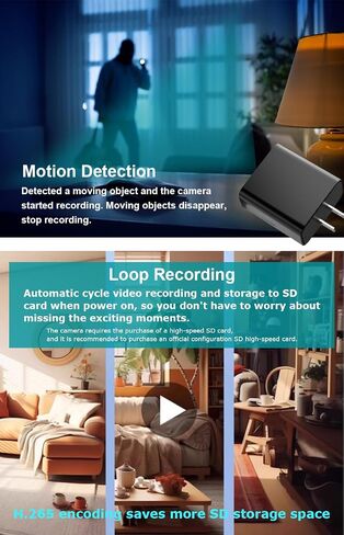 4K Wireless Hidden Cameras Mini Small Spy Security Wall Outlet WiFi Camera Indoor Camera for Home Security【Upgraded】 (CAM) in Saudi Arabia