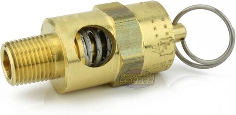 1/8 "NPT 215 PSI AIR ضاغط ضاغط السلامة من صمام الضغط صمام صمام البوب ​​جديد in Saudi Arabia