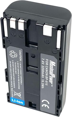 7.2V 2200mAh Camcorder Battery Replacement for Canon ES50, ES55, ES60, ES65, ES75, ES300V, ES410V, ES420V, ES520A, ES4000, ES5000, ES6000,Compatible Part Numbers: BP-911, BP-911K, BP-914, BP-915 in Saudi Arabia