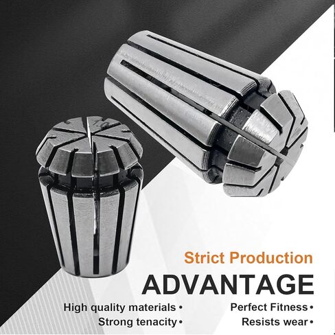 9pcs ER16 مجموعة الربيع Collet لمجموعة CNC Milling Tool Tool Attle Range ، 1/8 "5/32" 3/16 "7/32" 1/4 "9/32" 5/16 "11/32" 3/8 " in Kuwait