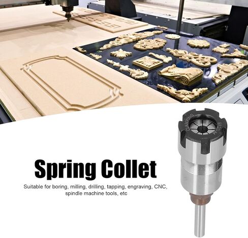 5Pcs Router Bit Collet Extension ER20 Spring Collet Set for 1/4 Handle - 5pc-ER20 (1/4 handle 5pc-ER20) in Saudi Arabia