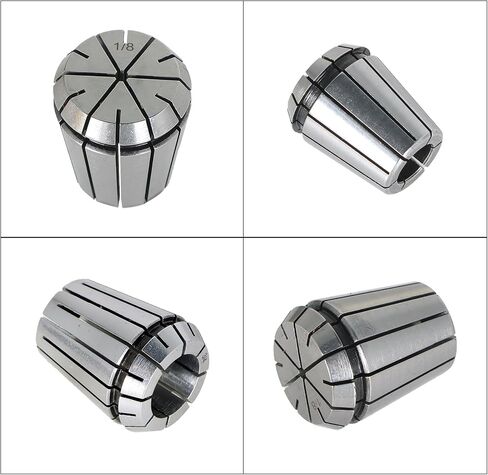 8Pcs ER32 Collets with Common Size 1/8 3/16 1/4 5/16 3/8 1/2 5/8 3/4 in Saudi Arabia