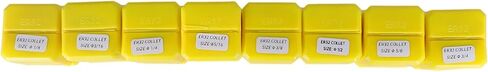 8Pcs ER32 Collets with Common Size 1/8 3/16 1/4 5/16 3/8 1/2 5/8 3/4 in Saudi Arabia