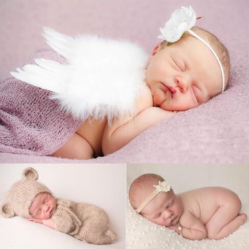 3 PCS Newborn Photography Props, 0-3 Months Baby Posing Aid Pillow Shoot | 3-piece baby posing aid pillow can provide comfortable support, diy newborn professional photograph shoot set in Saudi Arabia