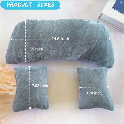3 PCS Proborn Proploy Props ، 0-3 أشهر طفل يطرح وسادة ، مجموعة صور فوتوغرافية محترفة حديثي الولادة DIY (أبيض) in Saudi Arabia