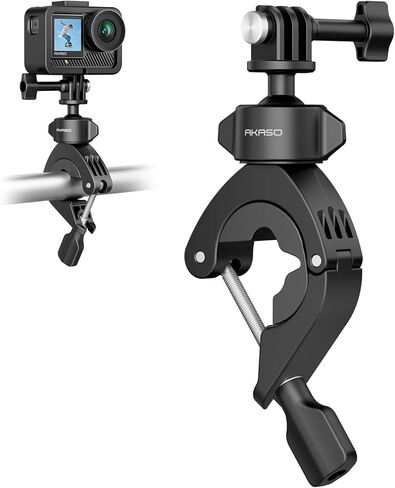 Akaso Bike Pole Mount Mountcycle Handbar Clamp Clamp مع 360 درجة Ballhead لـ GoPro 13 12 11 10 9 ، EK7000/EK7000 Pro ، Brave 4/4 Pro ، Brave 7/7 LE ، V50 X ، V50 Elite Action Cameras in Saudi Arabia
