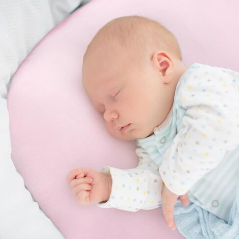 breling 4 pack satin satin aproach for baby soft silk ease exeets cradle legets for bash strugle and hourglass bassinet pad patch for baby hair and skin pink pink white in Kuwait