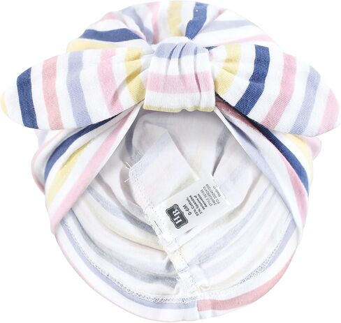 Hudson Baby Infant Girls Turban Cotton Headwraps, 0-24 Months in Saudi Arabia