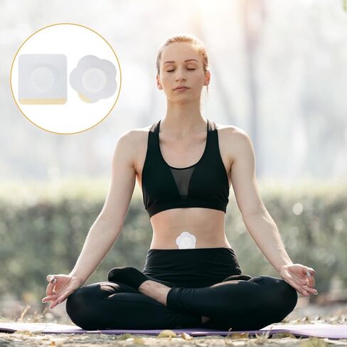 200 Pcs Castor Oil Belly Button Patch, Disposable Castor Oil Patches Belly Button, Self-Adhesive Organic Cotton, Portable, Highly Absorbent, Leak-Proof in Saudi Arabia