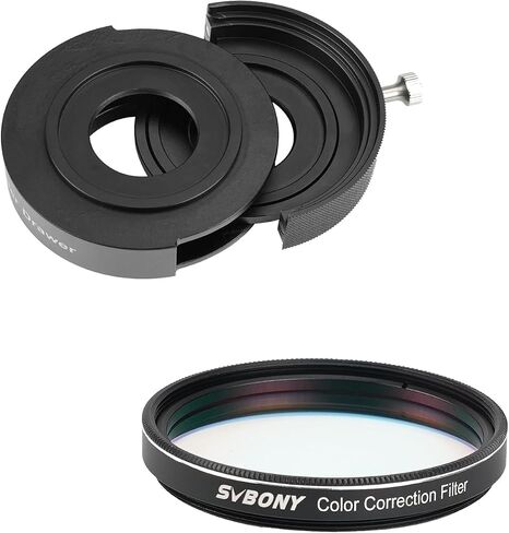SVBONY SV226 Telescope Filter Drawer, Photographic Filters Drawer with M42-M48 Adapter Bundle with SV231 Color Correction Filter, Correct Edge Chromatic Aberration to Enhance Detail for Photography in Saudi Arabia