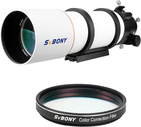 SVBONY SV48P Telescope, 90mm Aperture F5.5 Refractor OTA for Adults Beginners Bundle with SV231 Color Correction Filter, 2 inches Telescope Filter for Moon Planetary Visual and Astrophotography in Kuwait