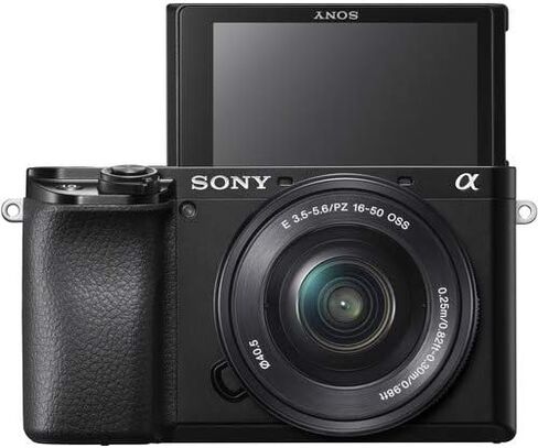 كاميرا Sony Alpha A6100 Lirrorless UHD 4K 2 عدسة (ILCE6100Y/B) مع عدسة 16-50 مم و 55-210 مم + بطارية إضافية + فلاش + زاوية واسعة وعدسة تليفوتوغرافية + مرشحات + 128GB U3 V30 ملحق الذاكرة حزمة الذاكرة in Saudi Arabia