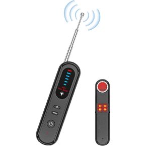 Hidden Camera Detector 2025 - GPS & Bug Detection for Hotels, Travel, Office | 6-Level Sensitivity | Hidden Device Scanner (Black) in Saudi Arabia