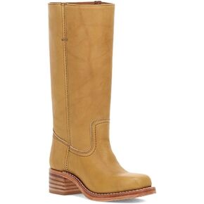 Women's Fashion Knee-High Boots Square Toe Wide Calf Design Boots Retro Casual Style Women Boots in Saudi Arabia
