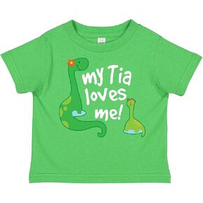 inktastic My Tia Loves Me Nephew Toddler T-Shirt in Kuwait