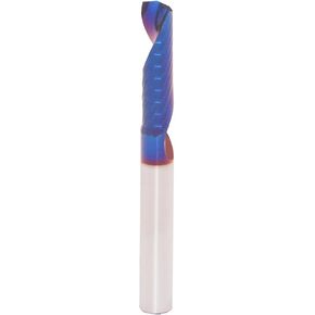 VIC002 Single Flute End Mill Solid Carbide Upcut Spiral CNC Router Bit Milling Cutter for Aluminum Plastic Acrylic PVC MDF (up Cut, 1/4S*1/4D*1-1/2CL*3OVL) in Saudi Arabia