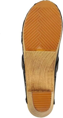 Sanita Manuella Leather Mule للنساء - متينة ، مريحة ، مفتوحة ، نعل خشبي ، نعل مطاطي مثالي لأي مناسبة in Kuwait