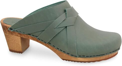 Sanita Manuella Leather Mule للنساء - متينة ، مريحة ، مفتوحة ، نعل خشبي ، نعل مطاطي مثالي لأي مناسبة in Kuwait