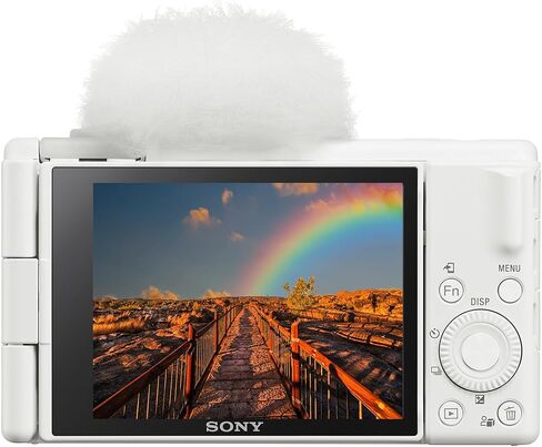 كاميرا VLOG Sony ZV-1 II لمبدعي المحتوى و Vloggers (أبيض) (ZV-1M2/W) in Saudi Arabia
