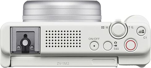 كاميرا VLOG Sony ZV-1 II لمبدعي المحتوى و Vloggers (أبيض) (ZV-1M2/W) in Saudi Arabia