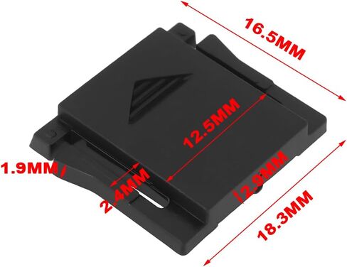 قم بإنشاء Idea 10pcs حذاء حذاء ساخن بديل حماية الأحذية المتوافقة مع Canon EOS متوافق مع Sony Alpha Cameras Black (الإصدار 2) in Saudi Arabia