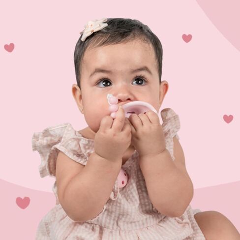 Kids Heroes Silicone Pacifiers للأطفال من 3-36 أشهر ، خالية من BPA ، 2 عبوة (الوردي والفانيليا) in Saudi Arabia