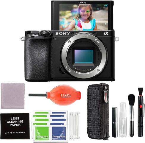 كاميرا Sony A6100 Mirrorless مع إكسسوارات متقدمة بكسل | Sony A6100 ، ILCE6100/B. in Saudi Arabia