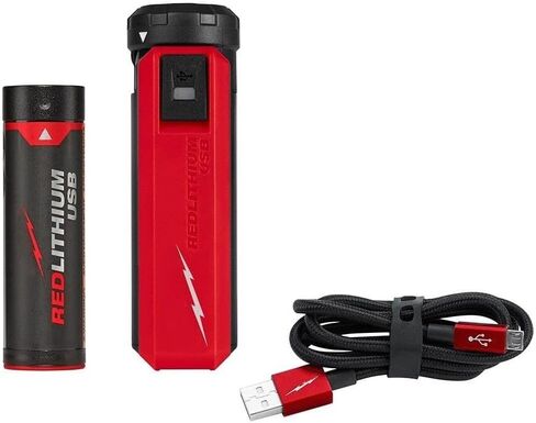 48-59-2013 لـ Milwaukee redlithium USB Charger & Portable Source Source الطقم: 1.625 "الارتفاع: 3.87" العرض: 1.12 "الوزن: 0.37 in Saudi Arabia