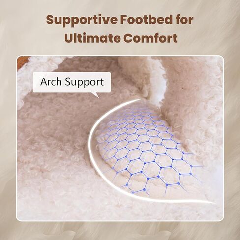 Women's Fuzzy Double Strap House Slippers – Plush Memory Foam Indoor Slides with Arch Support, Non-Slip Sole & Soft Comfort Fit in Kuwait