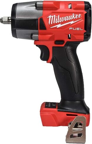 Milwaukee M18 18V Fuel 3/8'' Brushless Cordless Mid-Torque Compact Impact Wrench Bare Tool + Accessories, Black & Red in Saudi Arabia