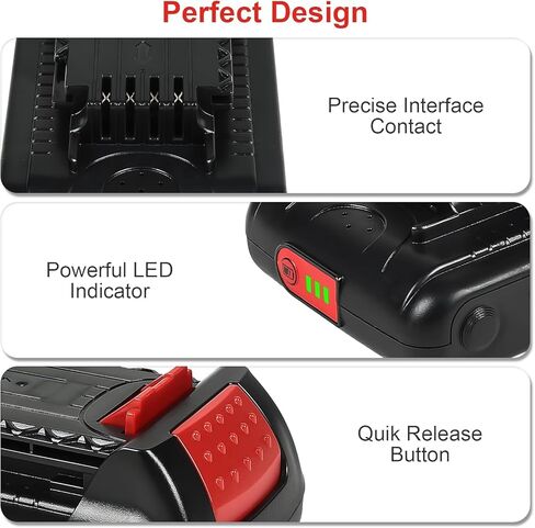 2 Packs 3.0Ah Replacement 20V Lithium Battery with Charger for Black and Decker 20V Max LBXR20, LB20, LBX20 Compatible with Extended Run Time Cordless Power Tools in Saudi Arabia
