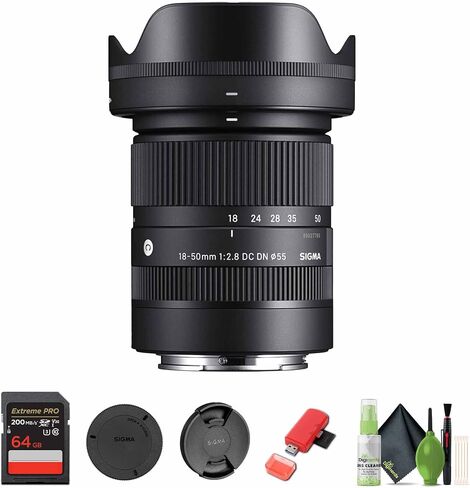 Sigma 18-50mm f/2.8 DC DN المعاصرة Sony E (MFR Part #585965). رائع للصور الاحترافية حفلات الزفاف المغامرة الداخلية/الخارج in Saudi Arabia