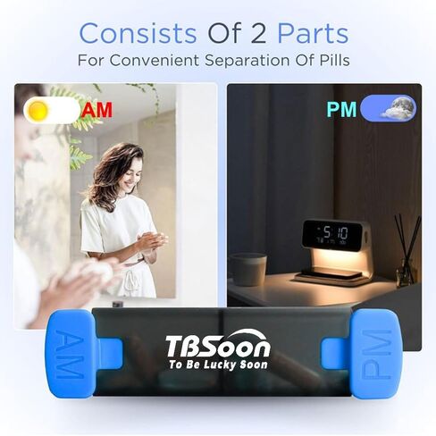 [2024New] 1 Day 4 Times Pill Organizer,5 Alarms+1 Timer,Loud Sound,Large Compartment,Large Screen,Moisture-Proof Design,Hold Vitamins,Fish Oil,Weekly Pill Box/Cases,Daily Medicine Dispenser in Saudi Arabia