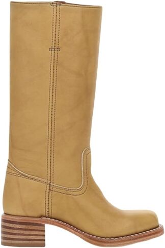 Women's Fashion Knee-High Boots Square Toe Wide Calf Design Boots Retro Casual Style Women Boots in Saudi Arabia