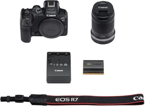 Canon EOS R7 Mirrorless Camera with RF-S 18-150mm Lens Kit (Renewed) in Saudi Arabia