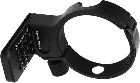 Gugxiom Metal Tripod Mount Ring FIT لـ Tamron T50-300mm F4.5-6.3 MOUNT TRIPOD TRIPOD ، محول رنين طوق ثلاثي القوائم مع فتحات المسمار 1/4in و 3/8in ، واجهة ARCA in Kuwait