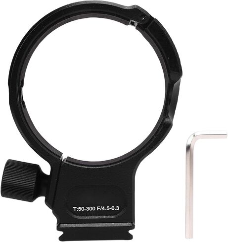 Gugxiom Metal Tripod Mount Ring FIT لـ Tamron T50-300mm F4.5-6.3 MOUNT TRIPOD TRIPOD ، محول رنين طوق ثلاثي القوائم مع فتحات المسمار 1/4in و 3/8in ، واجهة ARCA in Kuwait
