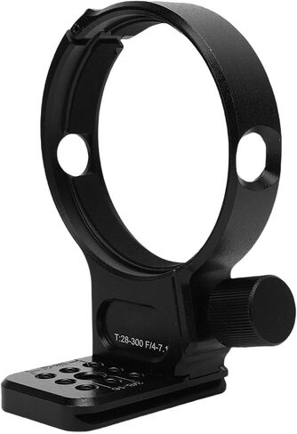 Gugxiom Metal Tripod Mount Ring FIT لـ Tamron T28-300MM F4-7.1 MOUNT TRIPOD TRIPOD ، محول رنين طوق ثلاثي القوائم مع 1/4 3/8in ثقوب المسمار ولوحة QR لـ ARCA in Kuwait