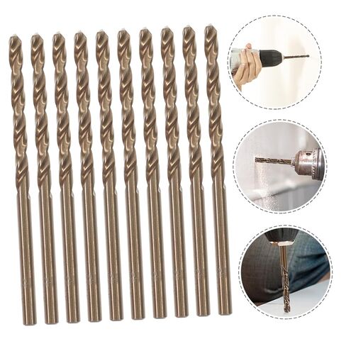 Lifkome 10pcs الحفر الحفر الحفر قطع الفولاذ عالي السرعة لمبنى الحديد الفولاذ المقاوم للصدأ in Saudi Arabia