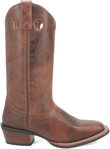 Laredo Womens Sable Square Square Square Boots Disual Boots Mid Calf Low Heel 1-2 " - Brown in Saudi Arabia