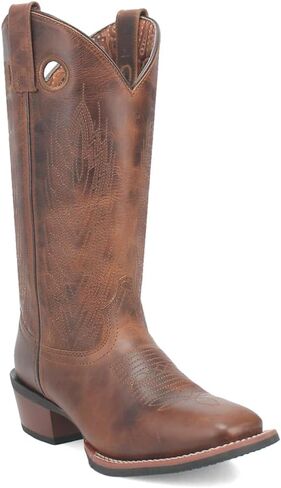 Laredo Womens Sable Square Square Square Boots Disual Boots Mid Calf Low Heel 1-2 " - Brown in Saudi Arabia