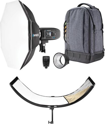 Westcott FJ400 Strobe 1-Light Backpack Kit and FJ-X3 S Wireless Trigger for Sony and Eyelighter Bundle (21 Items) in Saudi Arabia