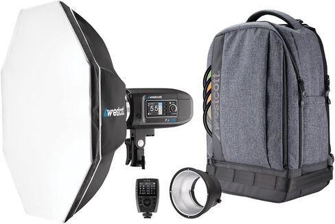Westcott FJ400 Strobe 1-Light Backpack Kit and FJ-X3 S Wireless Trigger for Sony and Eyelighter Bundle (21 Items) in Saudi Arabia