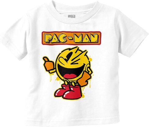 Retro Pacman Video Arcade Game Drip Toddler Baby Graphic Tirt in Kuwait