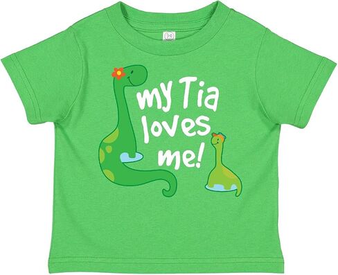 inktastic tia my tia يحبني تي شيرت طفل ابن أخي in Kuwait