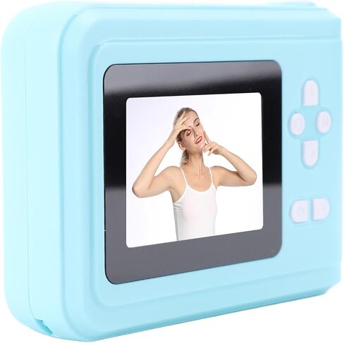 Bewinner Kids Instant Print Camera, 1080P HD Video Digital Kids Camera with Print Paper, 48MP Images, 2.4 Inch Screen Compact Portable Instant Cam for Boys & Girls (Blue) in Saudi Arabia